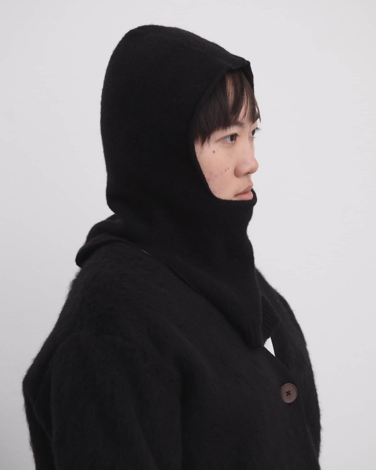 ANORAK HOOD IN BLACK BY BASERANGE
