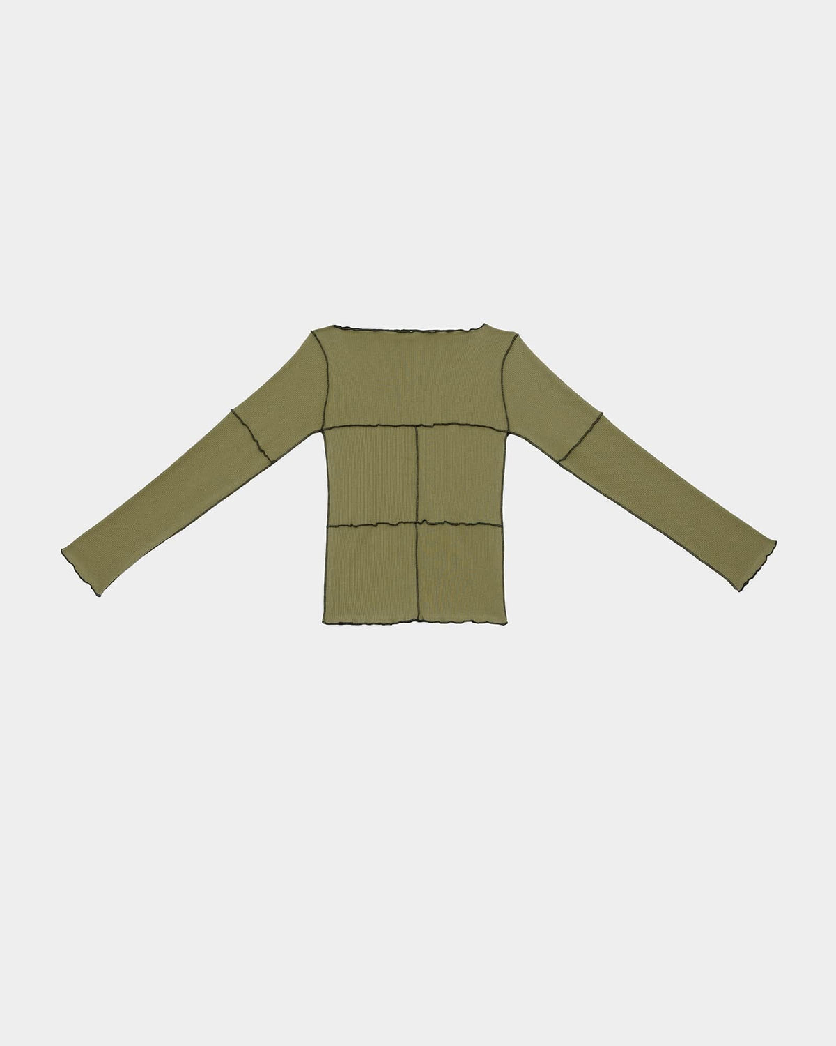 CINDER LONG SLEEVE IN MOSS GREEN BY BASERANGE