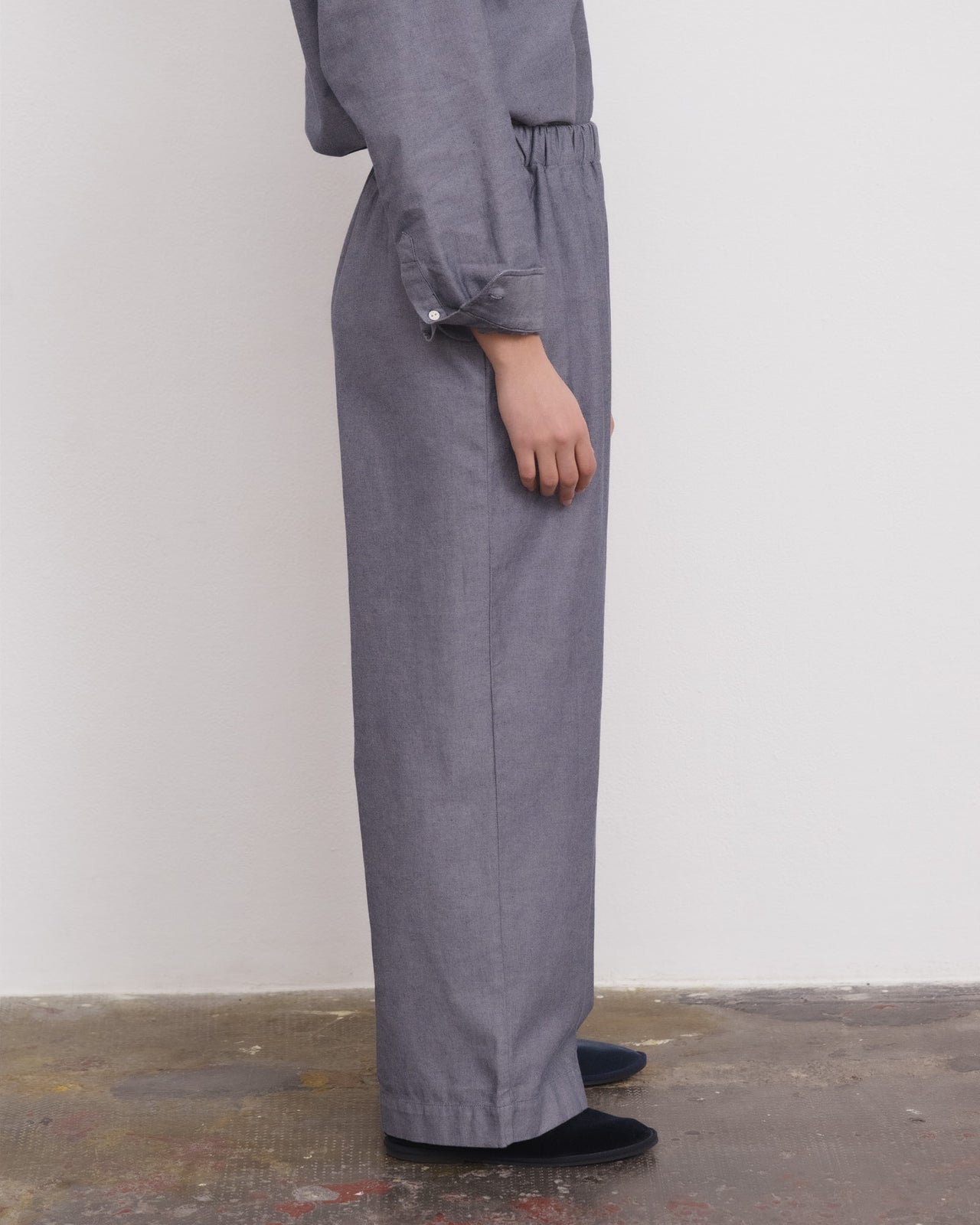 Claude Pants Dark Denim by Baserange